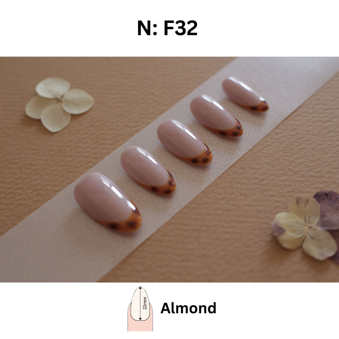 N°F32 – Tortoise Tips | Almond