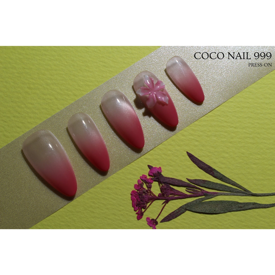 N°81-2 – Blush Bloom | Press-On Nails by COCO NAIL 999