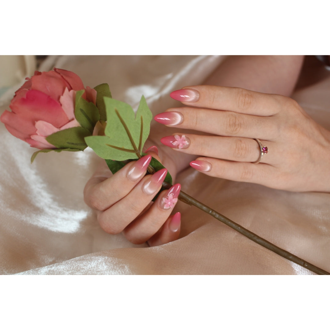 N°81-2 – Blush Bloom | Press-On Nails by COCO NAIL 999