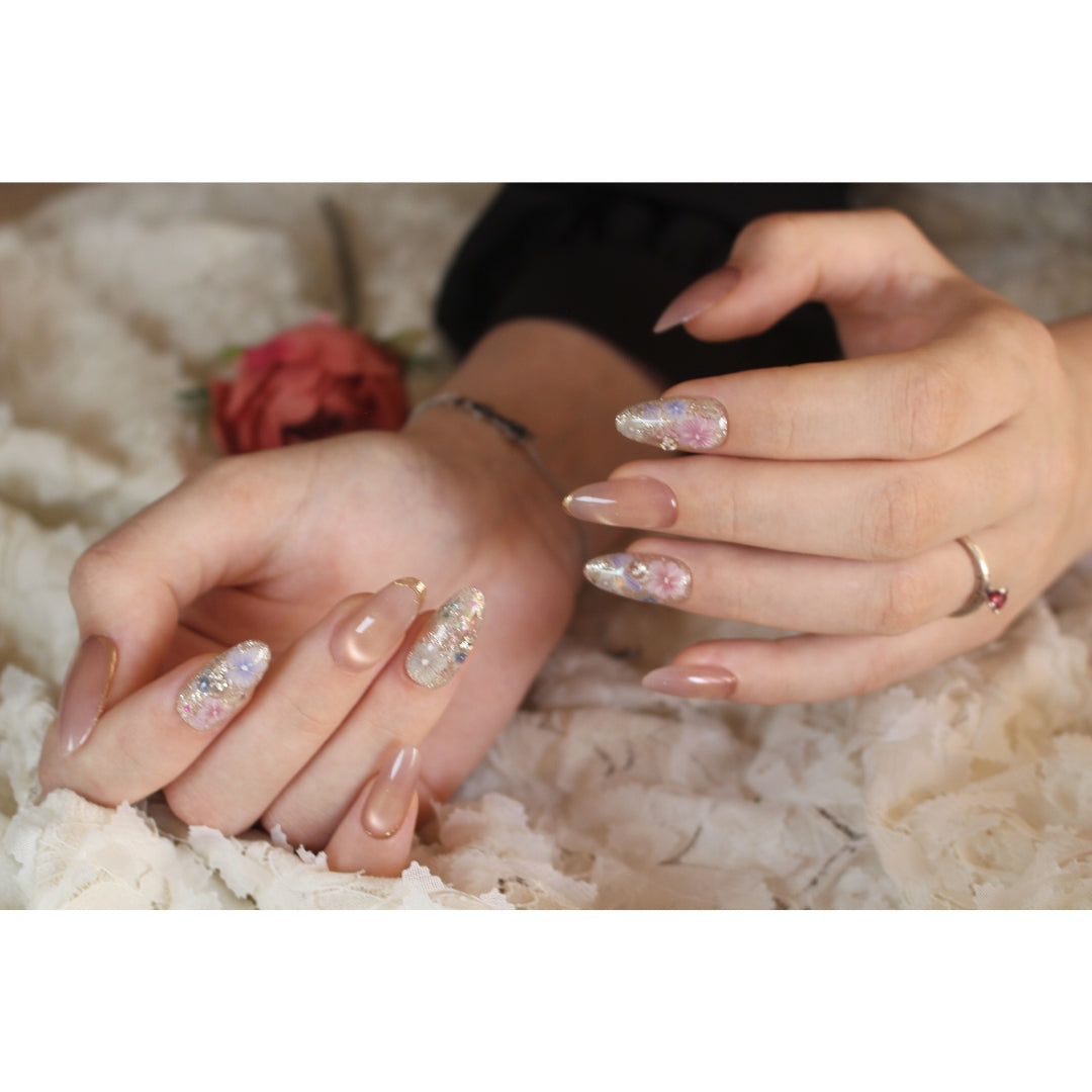 N°19 - Almond Elegance | Press-On Nails by COCO NAIL 999