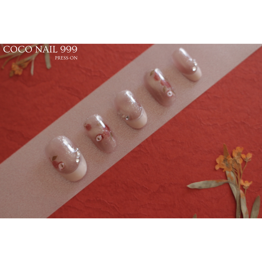 N°51 – Floral Nude Elegance | Oval