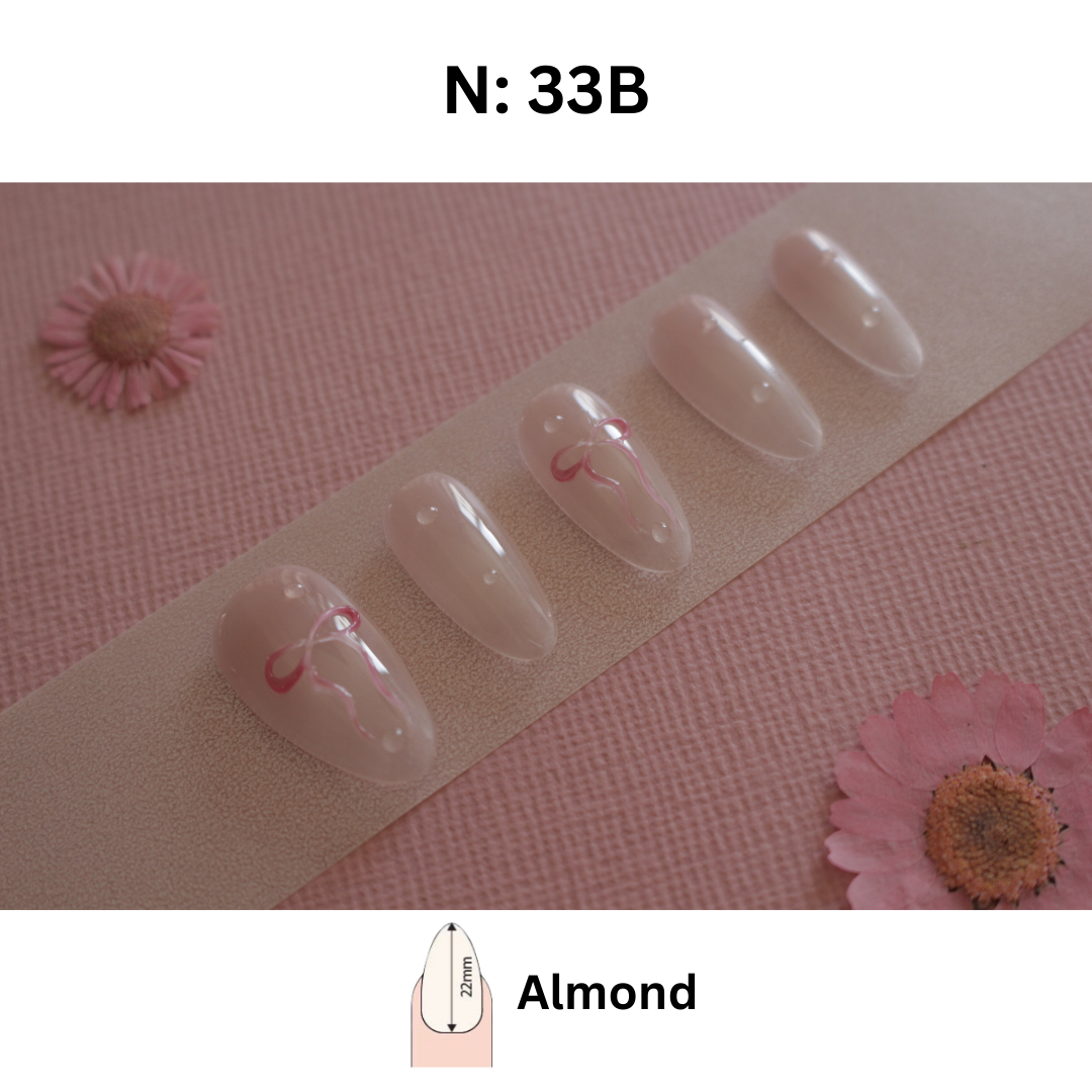 N°33 – Pink Ribbon Charm | Coffin & Almond