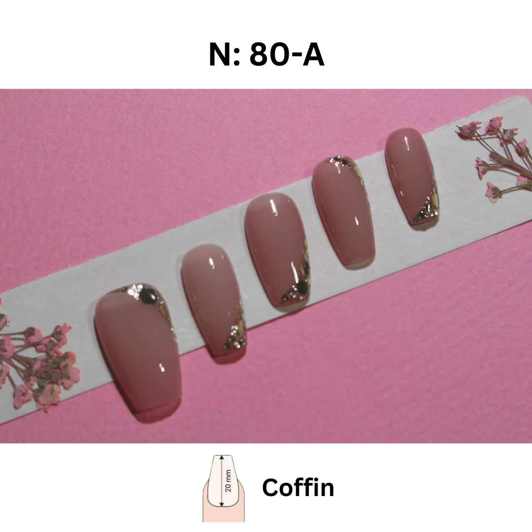 N°80 – Blush Luxe | COCO NAIL 999 Press-On Nails