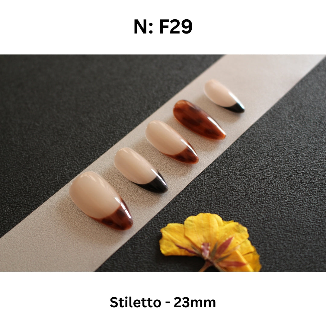N°F29 – Wild Elegance | COCO NAIL 999 Press-On Nails