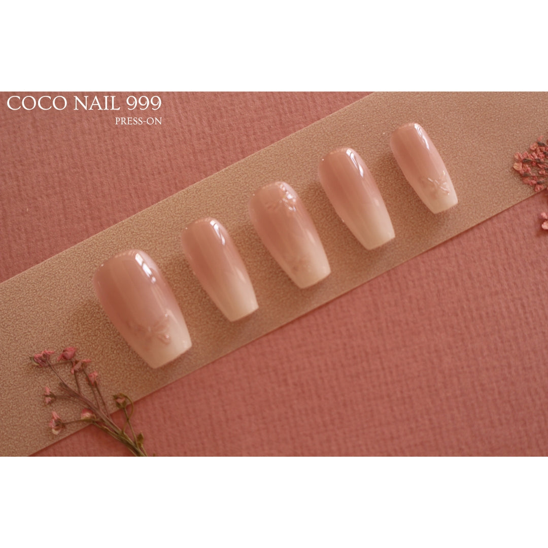 N°87 Baby Boomer Butterfly | COCO NAIL 999 Press-On Nails