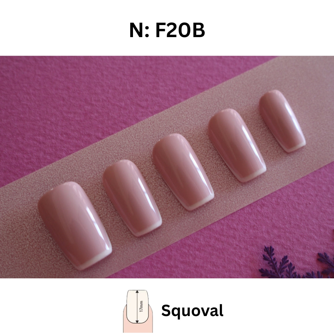 N°F20 – Classic White French | COCO NAIL 999 Press-On Nails