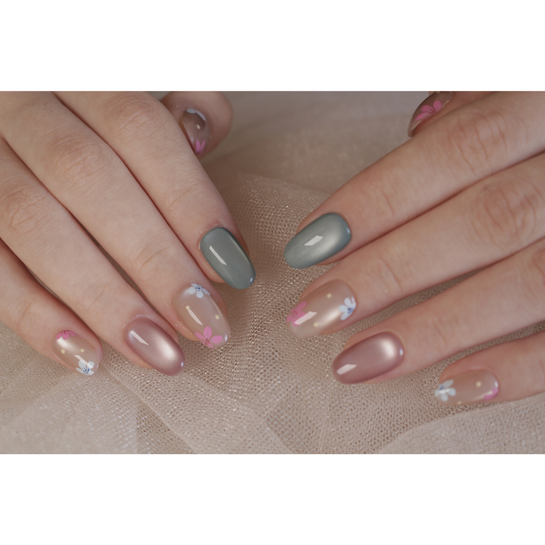 N°88 – Floral Mix | COCO NAIL 999 Press-On Nails