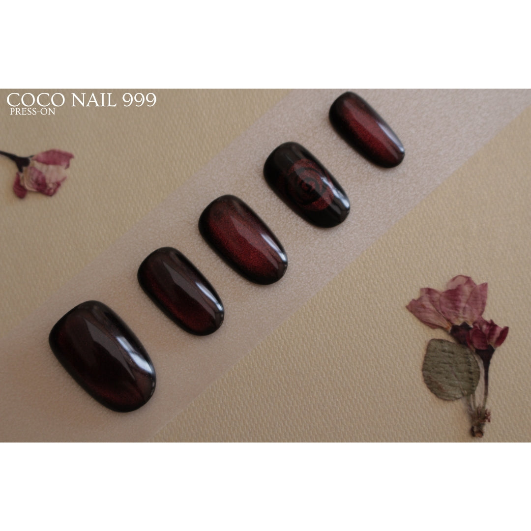 N°54 Burgundy Bloom | Oval & Square Medium