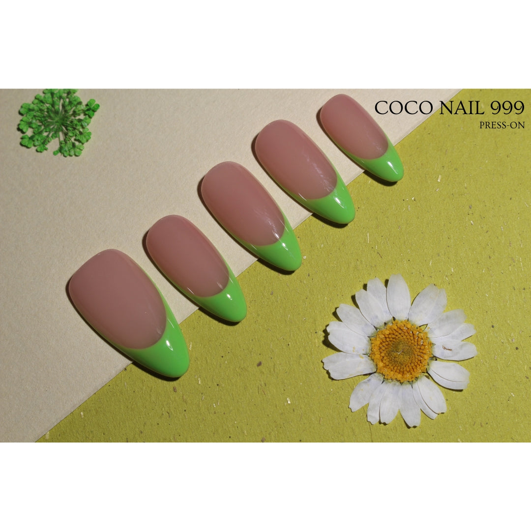 N°F22 – Mint Chic | COCO NAIL 999 Press-On Nails
