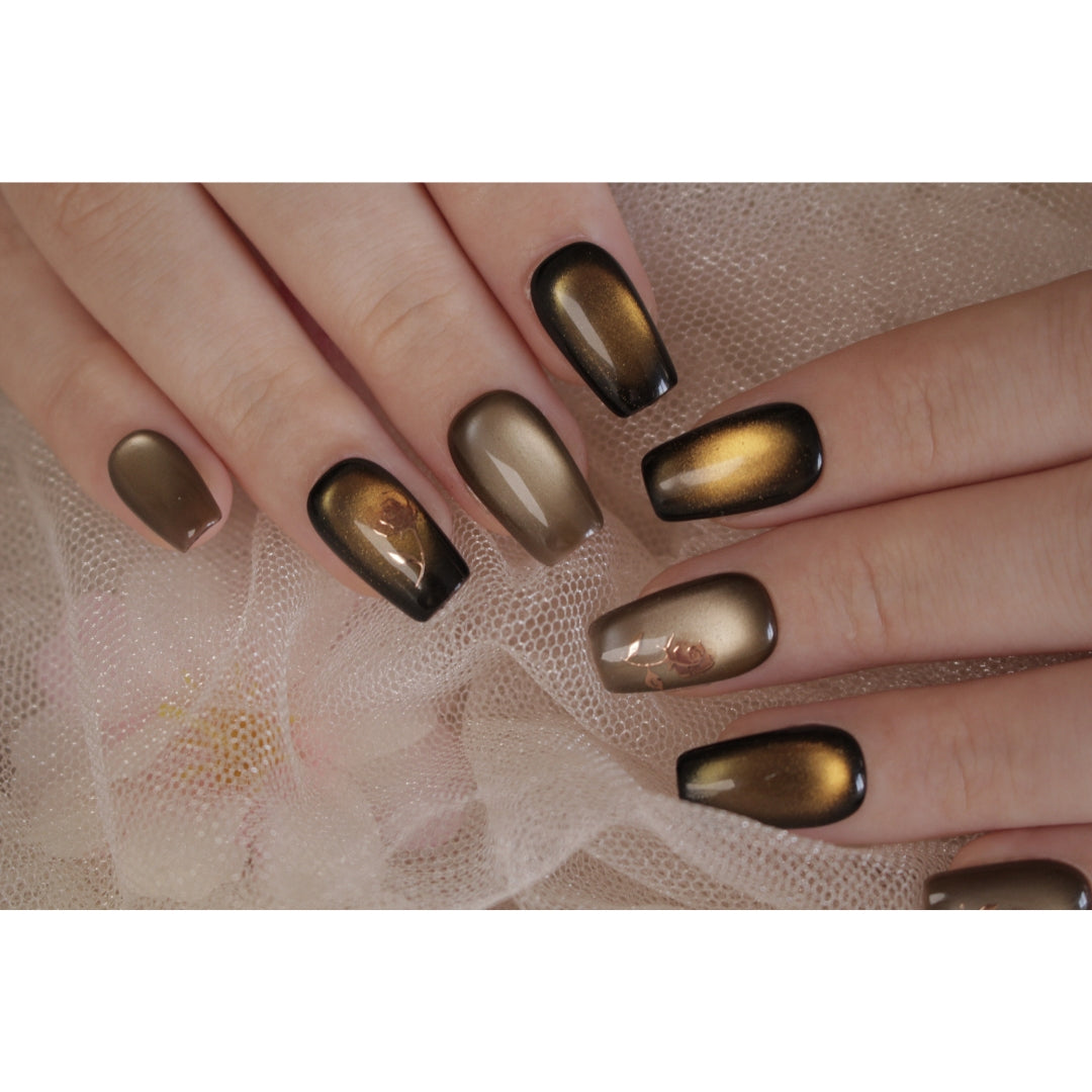 N°47 — Elegant Earthy Ombré | Square & Squoval