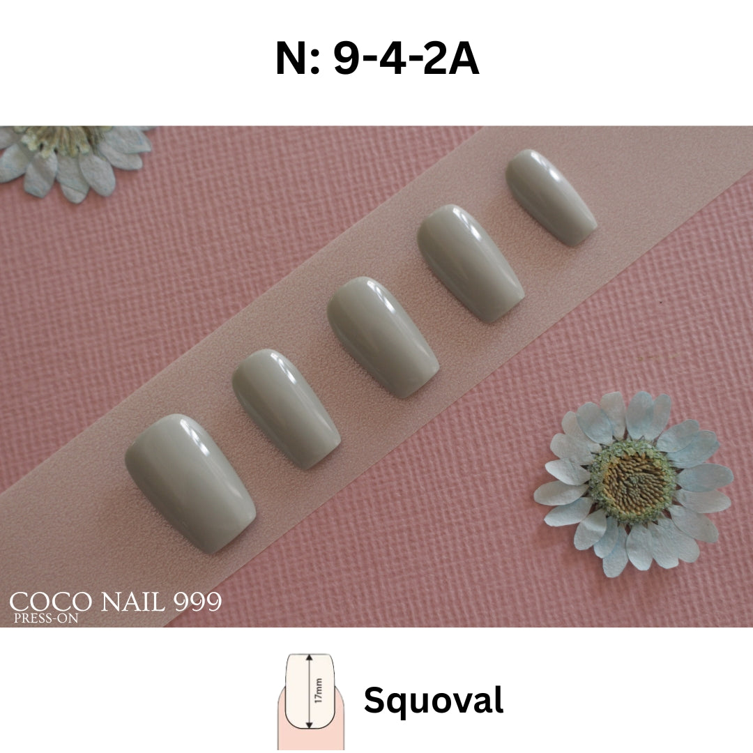 N°9-4 — Cloudy Light Blue | Square, Oval & Almond