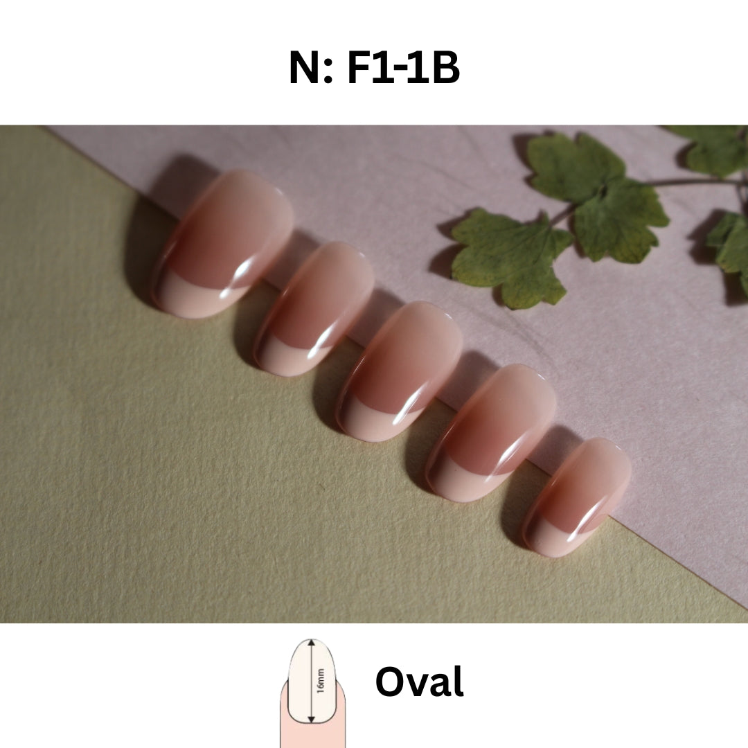 N°F1 – Pure French | COCO NAIL 999 Press-On Nails