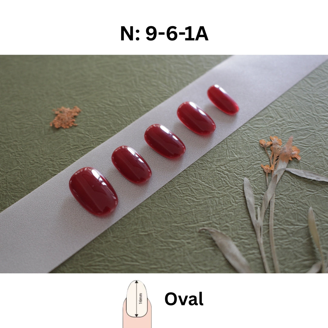 N°9-6 – Classic Red | Square • Oval • Square Medium • Almon