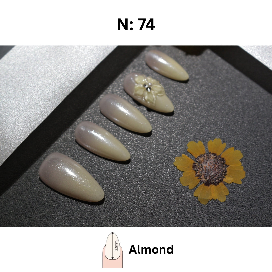 N°81-3 – Sunny Bloom | Press-On Nails by COCO NAIL 999