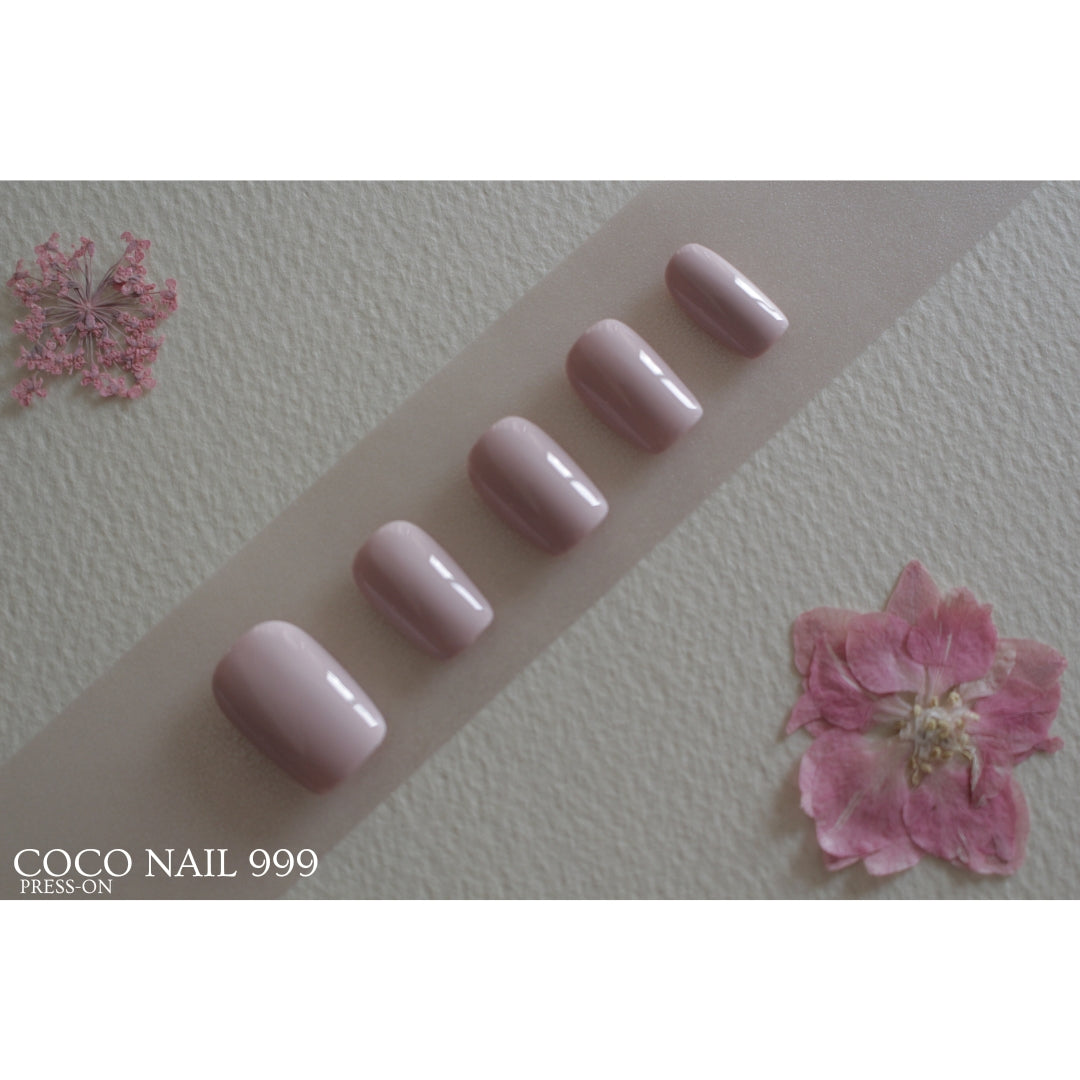 N°9-2 – Soft Blush Elegance | Square Short & Oval