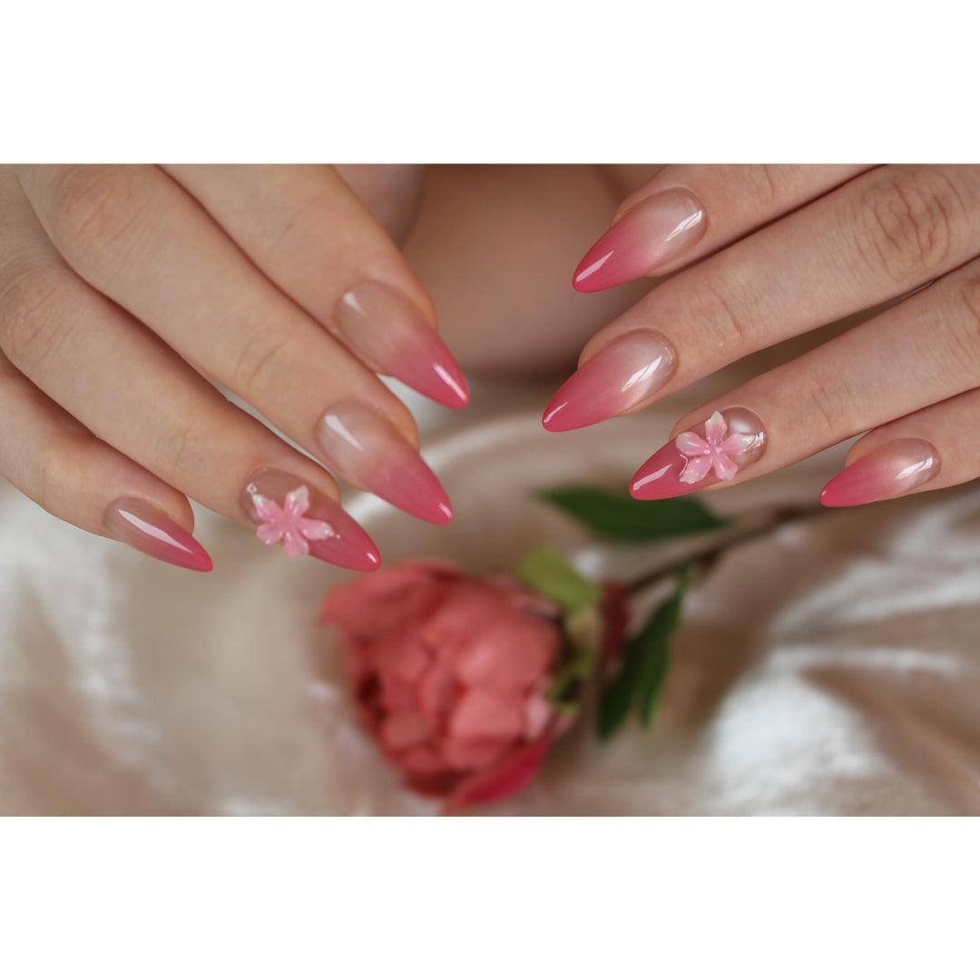 N°81-2 – Blush Bloom | Press-On Nails by COCO NAIL 999