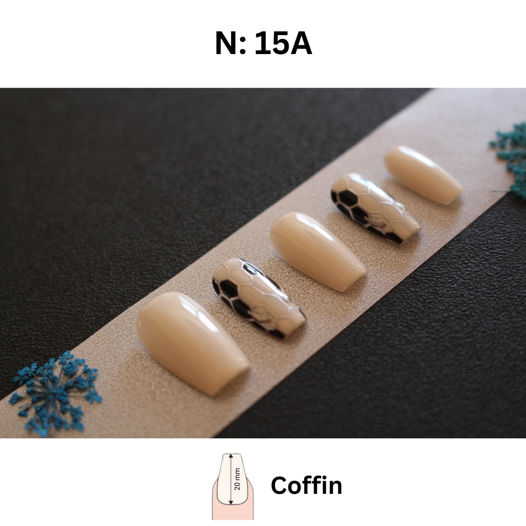 N°15 – Goal Glam | Press-On Nails by COCO NAIL 999