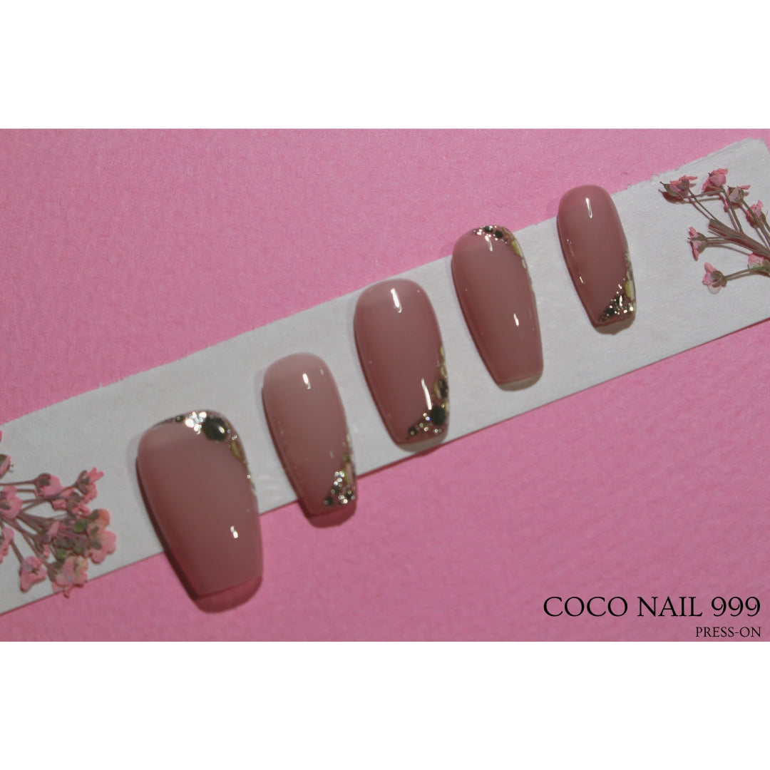N°80 – Blush Luxe | COCO NAIL 999 Press-On Nails