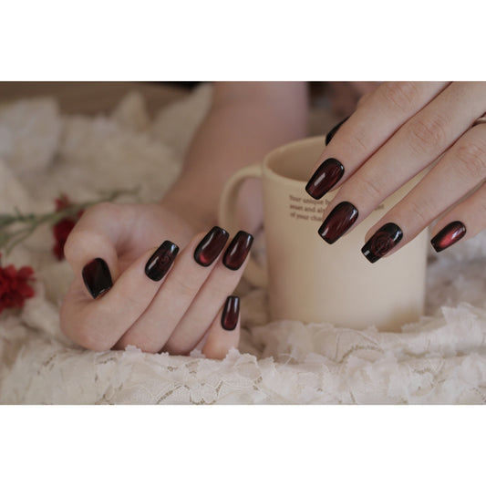 N°54 Burgundy Bloom | Oval & Square Medium