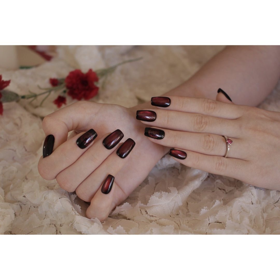 N°54 Burgundy Bloom | Oval & Square Medium