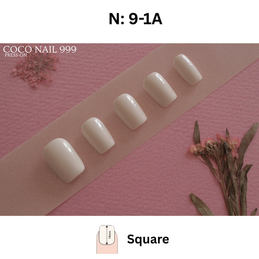 N°9 — Pure White Minimalist | Square & Oval