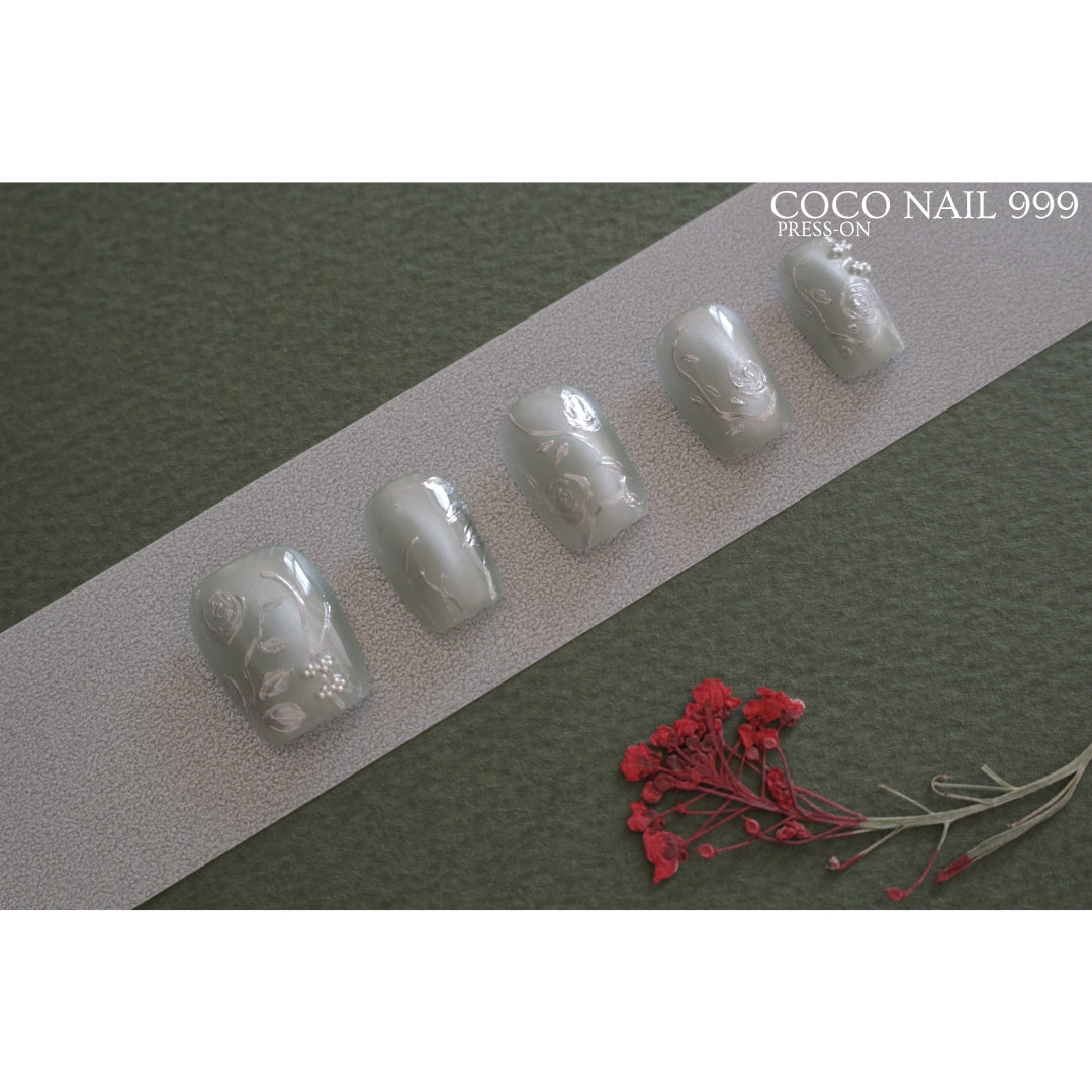 N°92A — Misty Rose | Square & Oval