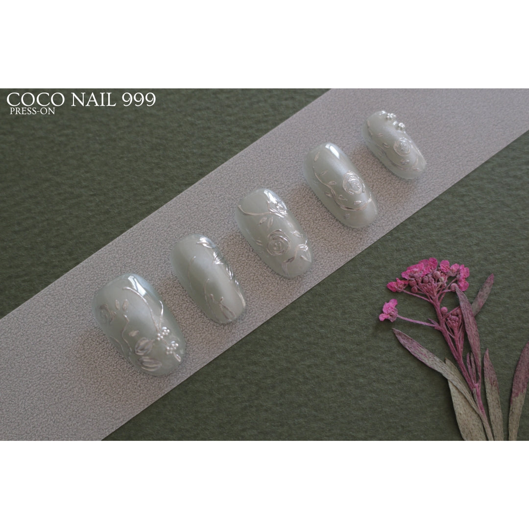 N°92A — Misty Rose | Square & Oval