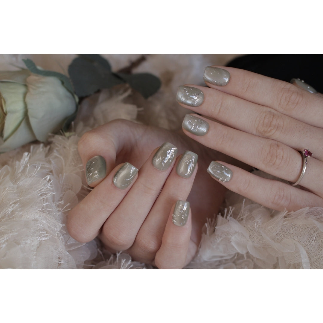 N°92A — Misty Rose | Square & Oval