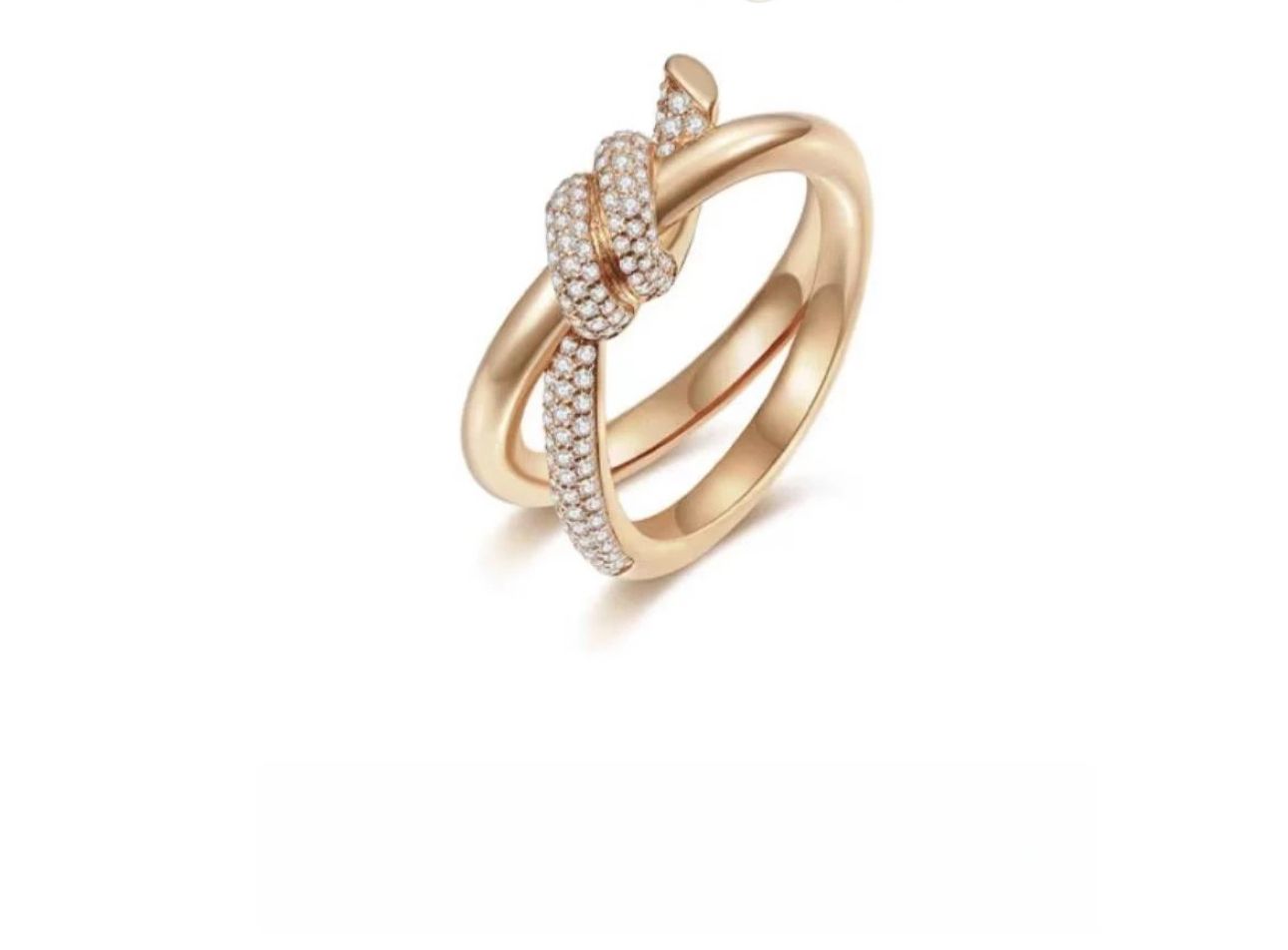 Bague en anneau double rang Knot de Tiffany & Co #A1191