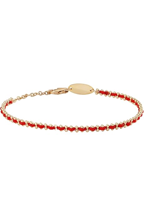 Red thread red rope bracelet gold-plated light luxury new couple hand-woven bracelet #A5071