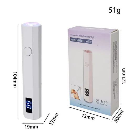 Portable UV LED Hand-Held Lamp – Compact Nail Curing Light